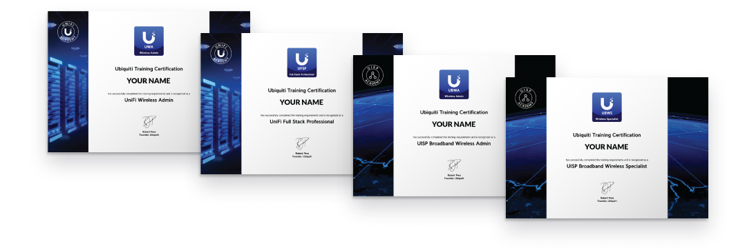 Ubiquiti Training Certifications