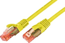Wirewin KAT6 Patchkabel, U/UTP, LSOH, Lifetime Warranty, gelb