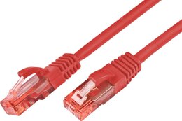 Wirewin KAT6 Patchkabel, U/UTP, LSOH, Lifetime Warranty, rot