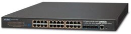 PLANET Layer3 24-Port 10/100/1000T 802.3at POE + 4-Port 10G SFP+