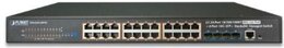 PLANET Layer3 24-Port 10/100/1000T 802.3at POE + 4-Port 10G SFP+