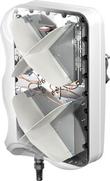 QuWireless QuMax für RUTX50, IP67 Gehäuse mit Multiband LTE Panel-, WiFi Omni & GPS Antenne