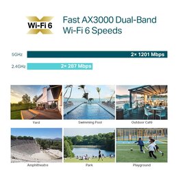TP-Link AX3000-Dualband-Wi-Fi Indoor/Outdoor 6-Accesspoint
