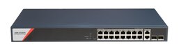 Hikvision DS-3E1520HP-SI-16P2T2F - 16-Port 1 Gbps PoE + 2-Port 1 Gbps SFP Switch