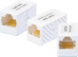 Wirewin KAT.6A RJ45 Kupplung, Buchse/Buchse, 1:1 belegt, UTP