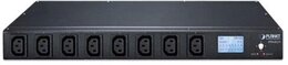 PLANET IP gesteuerte Steckdosenleiste mit 8x IEC320 C13-Buchsen, 2x Kaskadier-Ports
