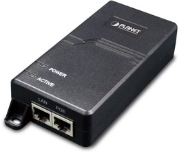 PLANET Single Port 1Gbit Ultra POE Injector (60 Watts)