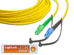 Lightwin High Quality Simplex LWL Patchkabel, SM, LC/APC - LC