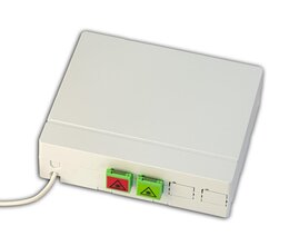 Lightwin FTTH OTO Box, 2x SC/APC Kupplungen, Inhouse-Kabel 4-fasrig, 30 - 100 m, G.657A2