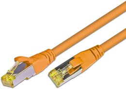 Wirewin KAT6A HQ Patchkabel, S/FTP, LSOH, Lifetime Warranty, orange 