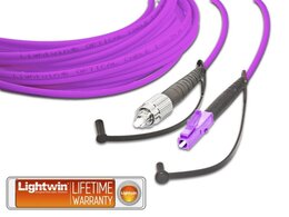 Lightwin High Quality Simplex LWL Patchkabel, MM OM4, FC - LC 