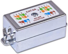Wirewin KAT6A Modul zur Verbindung von 2 Verlegekabeln, toolless