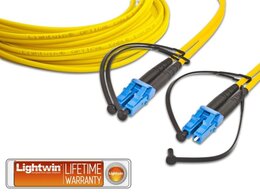 Lightwin High Quality Duplex LWL Patchkabel, SM, LC - LC