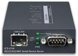 PLANET RS232/RS422/RS485 Serial Device Server mit 1-Port 100BASE-FX SFP