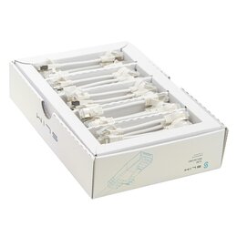 SLIM KAT6A 10 Gigabit Lightpatchkabel, 0,1m, U/FTP, Ø 3,8mm, weiss, 50-Pack