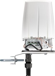 QuWireless QuMax für RUTX11, IP67 Outdoor Gehäuse mit LTE Omni-, WiFi, BT & GPS Antenne