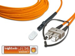 Lightwin High Quality Duplex LWL Patchkabel, MM OM2, MTRJ - SC