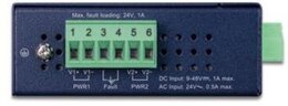 PLANET IP30 Industrial 1-port RS232/422/485 Serial Device Server w/ 100BASE-FX SFP