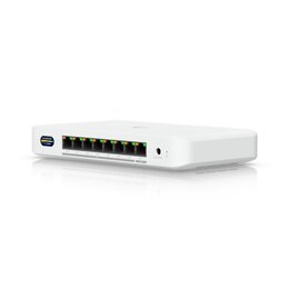 Ubiquiti UniFi Device Bridge Switch, WiFi 7, 1x 10 GbE, 7x 2.5 GbE, PoE