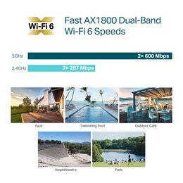TP-Link AX1800-Dualband-Wi-Fi Indoor/Outdoor 6-Accesspoint