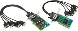 Moxa 4-Port RS-232/422/485 Uni. PCI Serial Boards, Low Profile