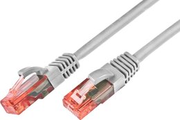 Wirewin KAT6 Patchkabel, U/UTP, LSOH, Lifetime Warranty, grau