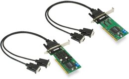 Moxa 2-Port RS-422/485 Universal PCI Serial Boards, Low Profile