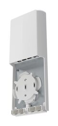 MikroTik Smart 1/2.5Gbit SFP zu 2x 1Gbit Ethernet Fiber-zu-Kupfer-Konverter, IP55, PoE-In
