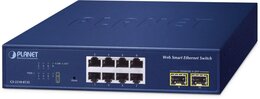 PLANET 8-Port 10/100/1000T + 2-Port 1000X SFP Web Smart Ethernet Switch