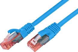 Wirewin KAT6 Patchkabel, U/UTP, LSOH, Lifetime Warranty, blau