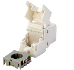 Wirewin Wirewin® KAT6 Gigabit Ethernet Keystone Modul, ungeschirmt