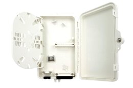 Lightwin FTTx Wanddose für bis zu 8 Fasern, für SC simplex oder LC Duplex Kupplungen