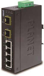 PLANET Industrial 4-Port 10/100/1000T + 2-Port 100/1000X SFP Switch