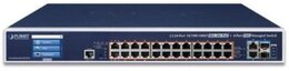 PLANET L3 24-Port Gbit 802.3bt PoE + 2-Port 10Gbit + 2-Port 10Gbit SFP+ Managed Switch