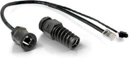 QuWireless QuRJ45-PL, Outdoor IP68 RJ45-Buchsen-Adapter mit PoE-Splitter