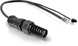 QuWireless QuRJ45-PL, Outdoor IP68 RJ45-Buchsen-Adapter mit PoE-Splitter