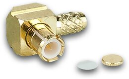 Airwin MCX Stecker für RG-316 Kabel, gewinkelt