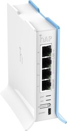 MikroTik hAP Lite Towercase mit 650MHz CPU, 32MB RAM, 4xLAN, 802.11b/g/n