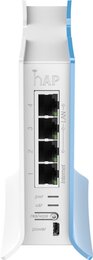MikroTik hAP Lite Towercase mit 650MHz CPU, 32MB RAM, 4xLAN, 802.11b/g/n