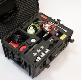 Jetting V0 7.5 Glasfaserkabel Einblasmaschine, 0,8 - 7,5 mm Kabel, 3 - 16 mm Kanal