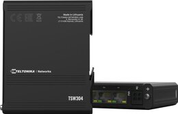Teltonika IP30 Industrie 4-Port 1Gbit unmanaged Switch, PoE-In, -40°C - +75°C