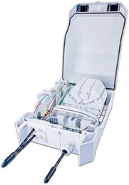 Optotec FTTx IP55 Wandbox, ohne Spleisskassetten, bis zu 288 Fasern