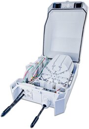 Optotec FTTx IP55 Wandbox, ohne Spleisskassetten, bis zu 288 Fasern
