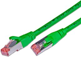 Wirewin KAT6 Patchkabel, S/FTP, LSOH, Lifetime Warranty, grün 
