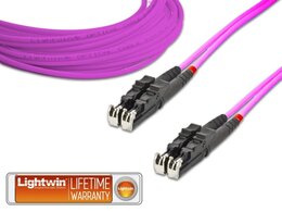 Lightwin High Quality Duplex LWL Patchkabel, MM OM4, E2000 - E2000