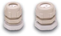 Lightwin PG16 PVC Verschraubung mit Ausgang für 2/4 LWL Patchkabel