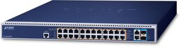 PLANET L3 24-Port Gbit 802.3bt PoE + 2-Port 10Gbit + 2-Port 10Gbit SFP+ Managed Switch
