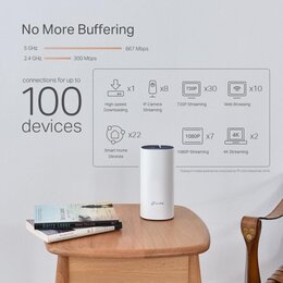 TP-Link AC1200 + AV1000 Hybrid Mesh Wi-Fi + Powerline System für das ganze Haus,2er-Pack