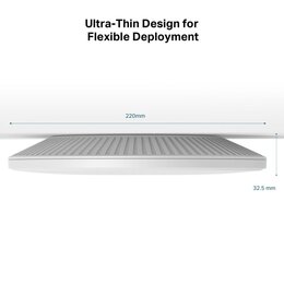 TP-Link BE9300 Tri-band-Wi-Fi 7-Accesspoint zur Deckenmontage