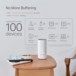 TP-Link AC1200 + AV1000 Hybrid Mesh Wi-Fi + Powerline System für das ganze Haus,3er-Pack